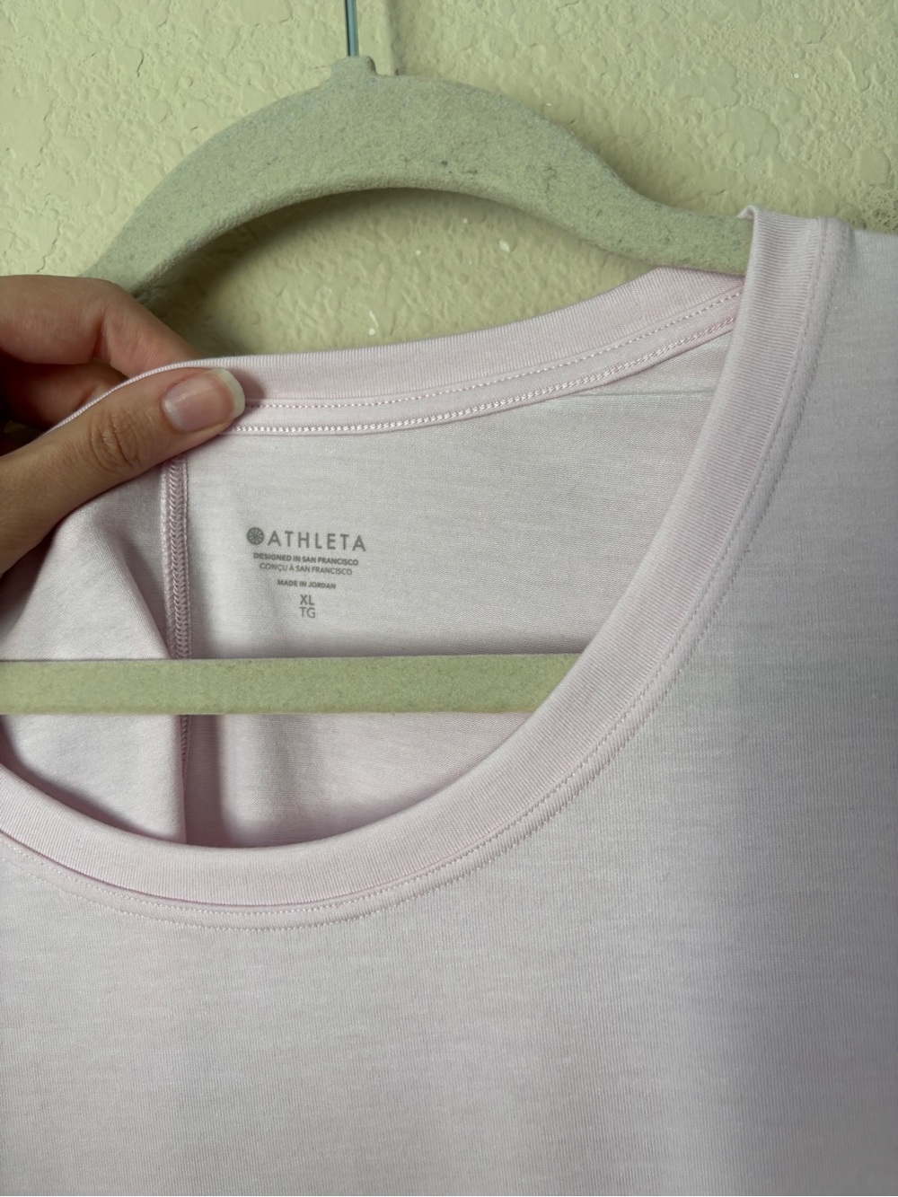 Athleta XL Soft Modal Blend Move With Ease Athleisure Athletic Top in Halo - Picture 3 of 11